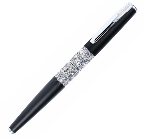 Fountain Pen Crystal Celebrities - Black with Convertor