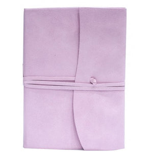 Amalfi Leather Journal Large - Pink