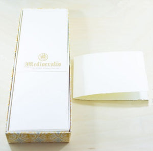 206A Medioevalis Deckled Edge Cream Folded Cards