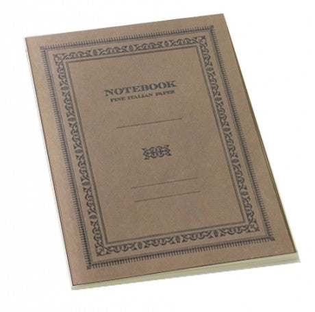 Vintage Hazelnut Stitched Bound Notebook