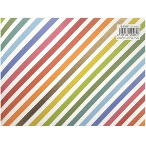 Stripes Multi Colours Gift Wrap