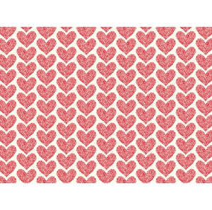 Red Hearts Gift Wrap
