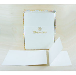208L Medioevalis Deckled Edge Cream Folded Cards