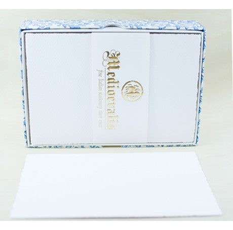 208s Medioevalis Deckled Edge White Flat Cards
