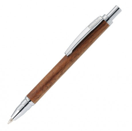 Retractable Ball Pen Mini Wood Pen - Walnat