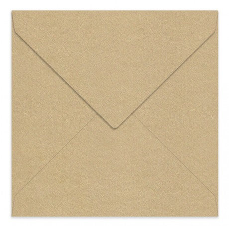 Curious Metallic Gold Leaf 160 Square Envelopes