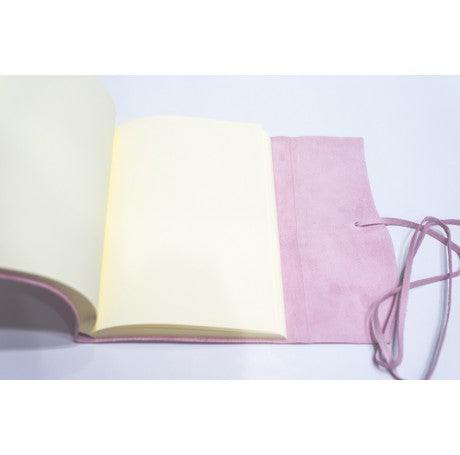 AMALFI LEATHER JOURNAL REFILLABLE LARGE - PINK